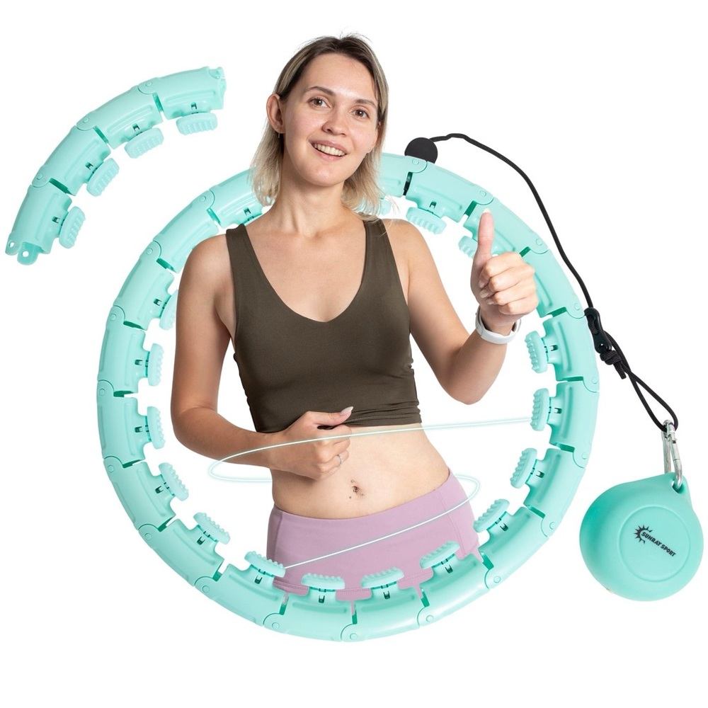 Smart Weighted Hula Hoop in Mint Green